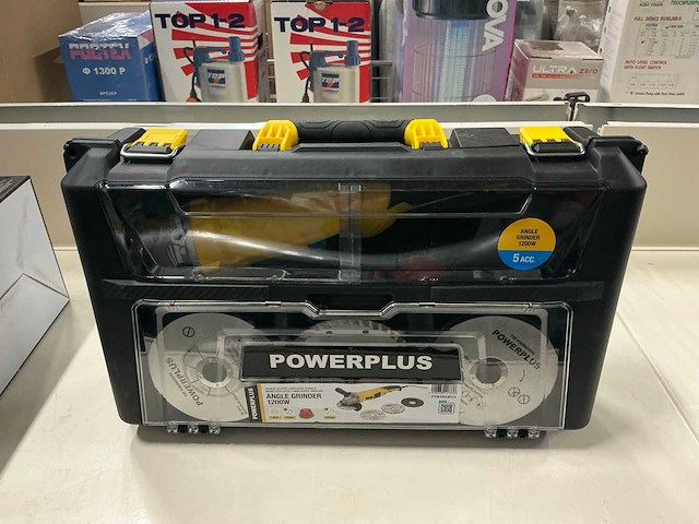 Powerplus powxbox015 haakse slijpmachine 1200w - afbeelding 1 van  1