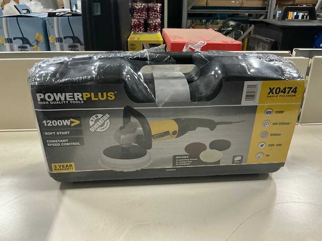 Powerplus x0474 haakse polijstmachine - afbeelding 1 van  2