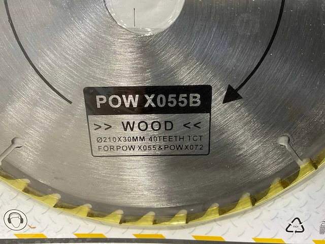 Powerplus x055b zaagblad 210 mm (25x) - afbeelding 4 van  5