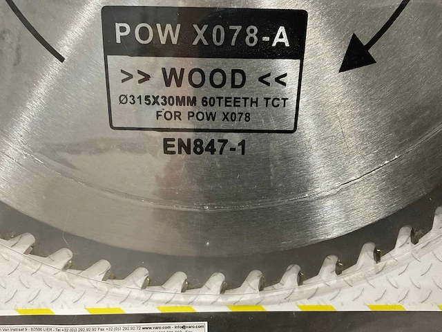 Powerplus x078a zaagblad 315 mm (5x) - afbeelding 5 van  5