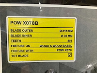 Powerplus x078b zaagblad 315 mm (5x) - afbeelding 3 van  4