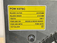 Powerplus x078c zaagblad 315 mm (5x) - afbeelding 5 van  5