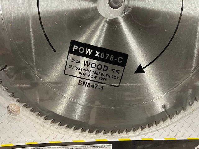 Powerplus x078c zaagblad 315 mm (5x) - afbeelding 4 van  5
