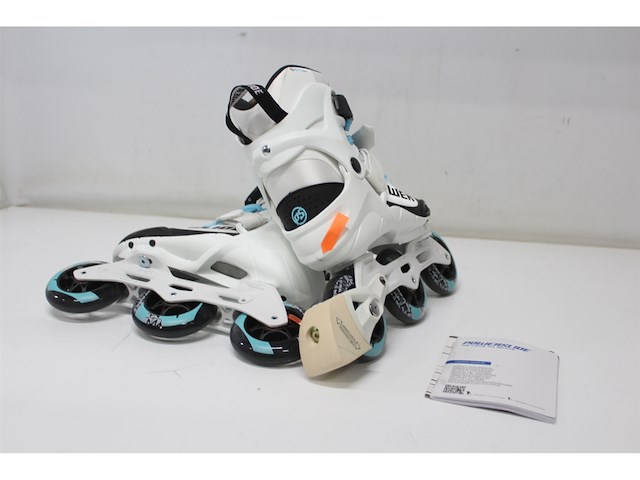 Powerslide phuzion radon freeze 90 skates dames wit 37 - afbeelding 4 van  5