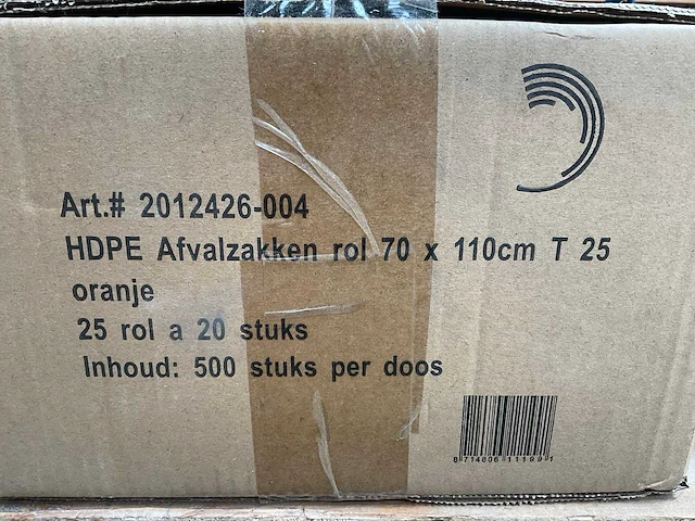 Powersterko 70x110cm t25 rol á 20 stuks hdpe afvalzakken (25x) - afbeelding 2 van  2