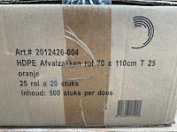 Powersterko 70x110cm t25 rol á 20 stuks hdpe afvalzakken (25x) - afbeelding 2 van  2