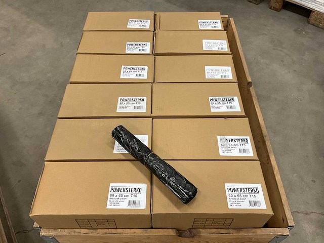 Powersterko t15 60x65cm doos á 1000 stuks afvalzakken (12x) - afbeelding 1 van  2