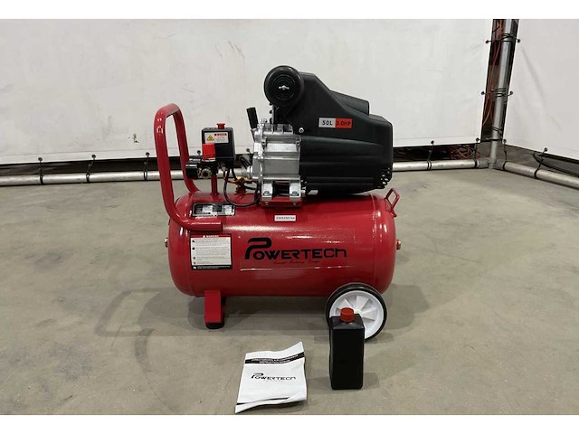 Powertech - compressor 50 liter - afbeelding 6 van  12