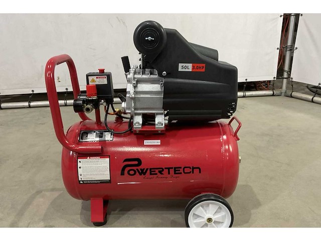 Powertech - compressor 50 liter - afbeelding 4 van  5