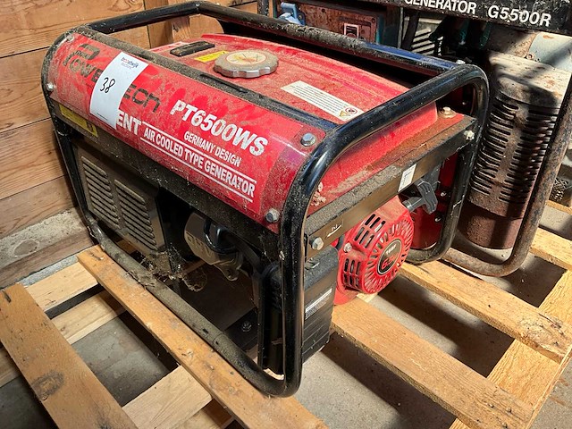 Powertech pt6500ws noodstroomaggregaat - afbeelding 1 van  2