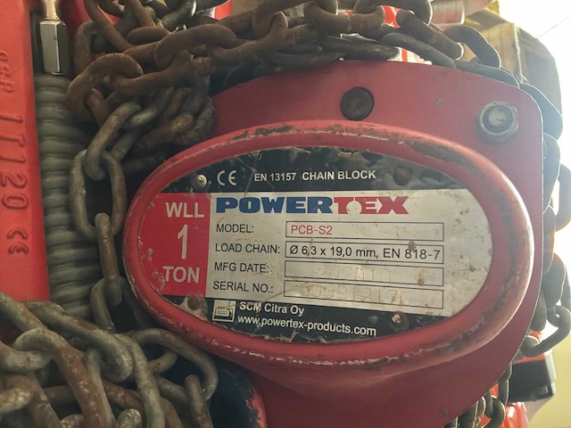 Powertex pcb-s2 kettingtakel - afbeelding 4 van  4