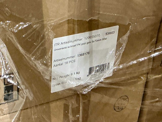 Pozi 5x70mm universele schroeven (360x) - afbeelding 4 van  4