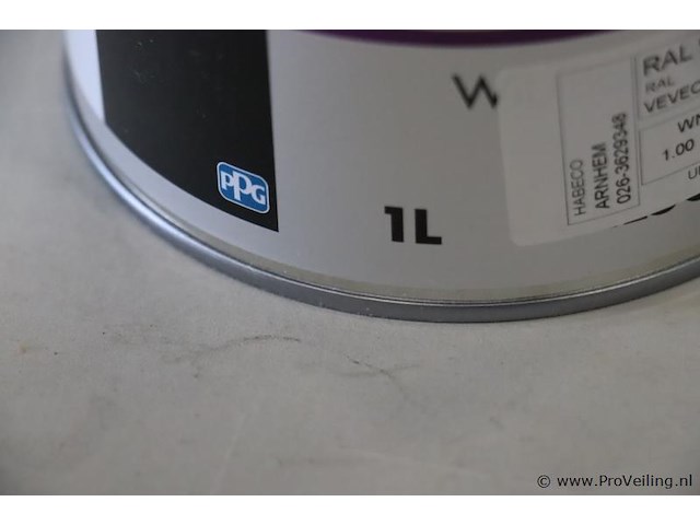 Ppg celsor lakverf aqua titanium, 1ltr - afbeelding 2 van  3