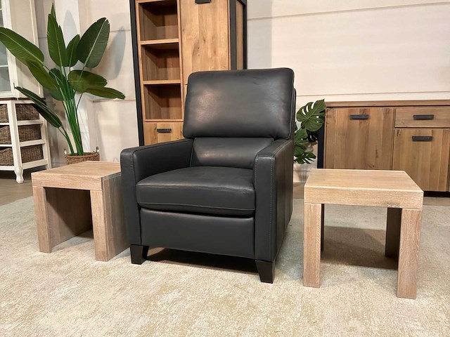 Praag leren fauteuil - afbeelding 1 van  9