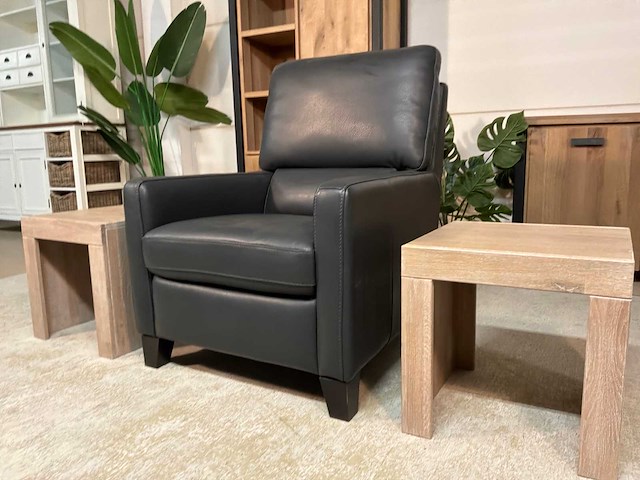 Praag leren fauteuil - afbeelding 3 van  9