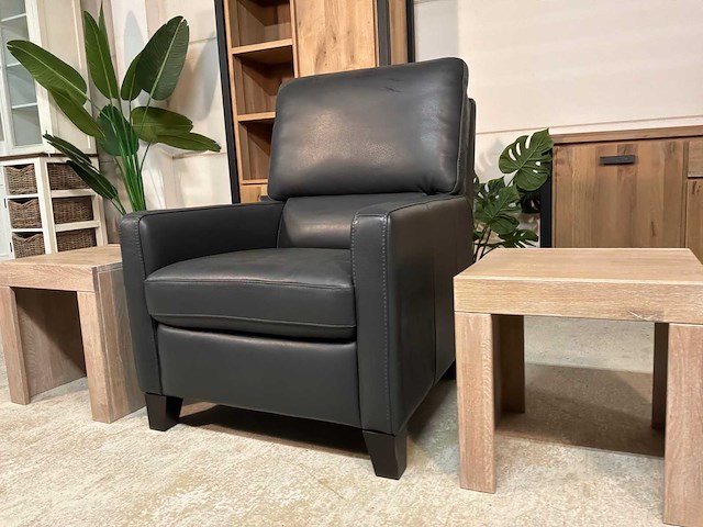 Praag leren fauteuil - afbeelding 4 van  9