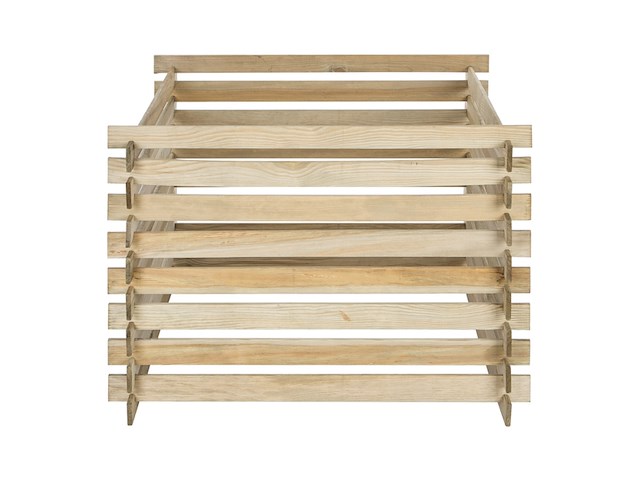 Practo garden compostbak hout 530l - afbeelding 3 van  5