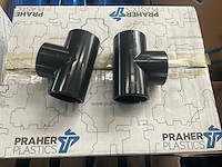 Praher plastics t-stuk 90 pvc-u 50mm lijmmof (180x) - afbeelding 1 van  5