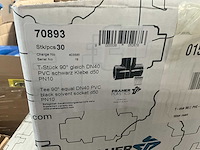 Praher plastics t-stuk 90 pvc-u 50mm lijmmof (180x) - afbeelding 5 van  5