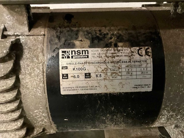 Pramac es8000 stroomgenerator - afbeelding 6 van  7