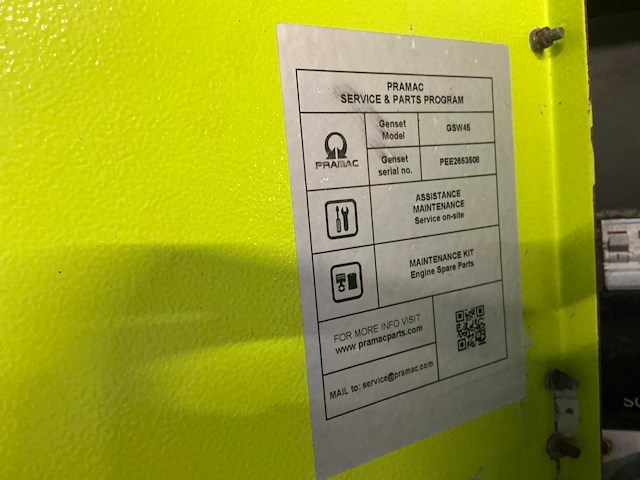Pramac gsw 45 stroomgenerator - afbeelding 3 van  11