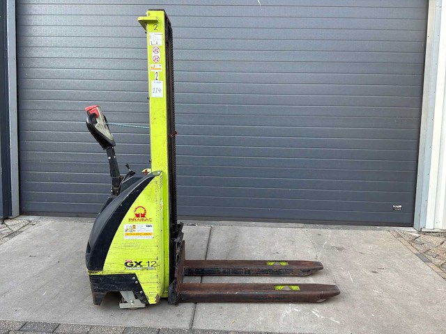 Pramac gx 12 elektrische stapelaar 1200kg 3500mm - afbeelding 1 van  7