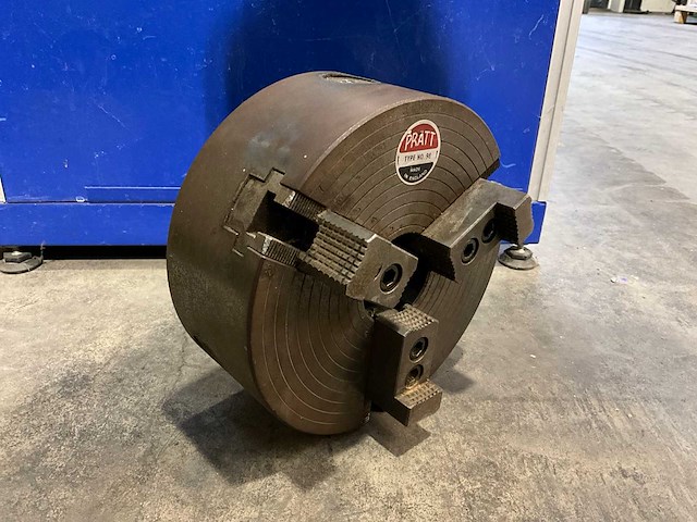 Pratt nr. 98 drie-kaak draaibank chuck - afbeelding 1 van  6