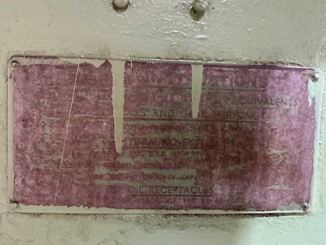 Pratt & whitney - model b - 14-in - vlakslijpmachine - afbeelding 8 van  15