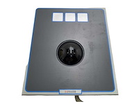 Praxis flush mount trackball control panel black - 93.6.020.200 - afbeelding 1 van  7