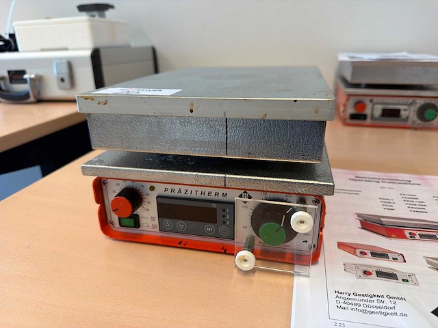 Präzitherm laboratorium hotplate precisie verwarmingsplaat - afbeelding 2 van  4