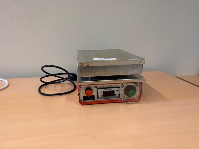 Präzitherm laboratorium hotplate precisie verwarmingsplaat - afbeelding 1 van  3