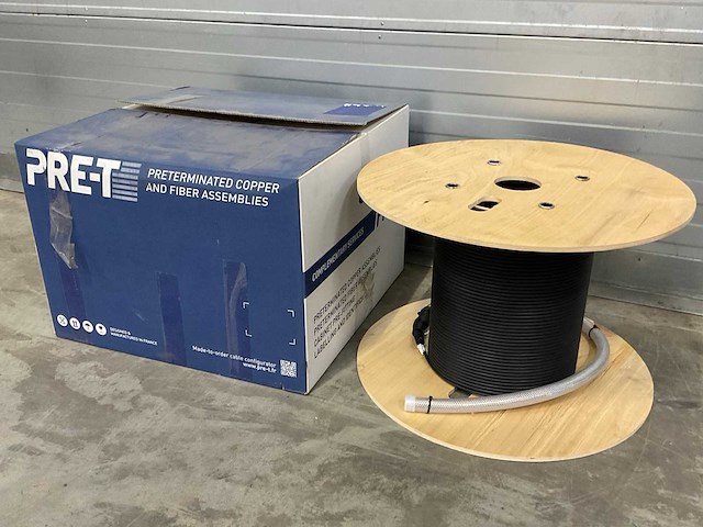 Pre-t glasvezelkabel 50m - afbeelding 1 van  4