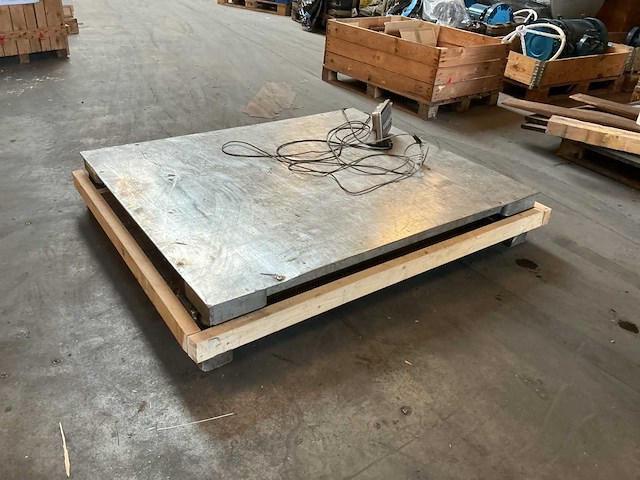 Preciamolen i20 x112-b rvs vloerweegschaal - afbeelding 1 van  6