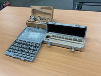Precisisie meetkogelset/ paralleleinmatenset/set kalibratiegewichten - afbeelding 1 van  6