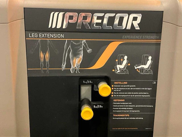 Precor leg extension - afbeelding 7 van  7