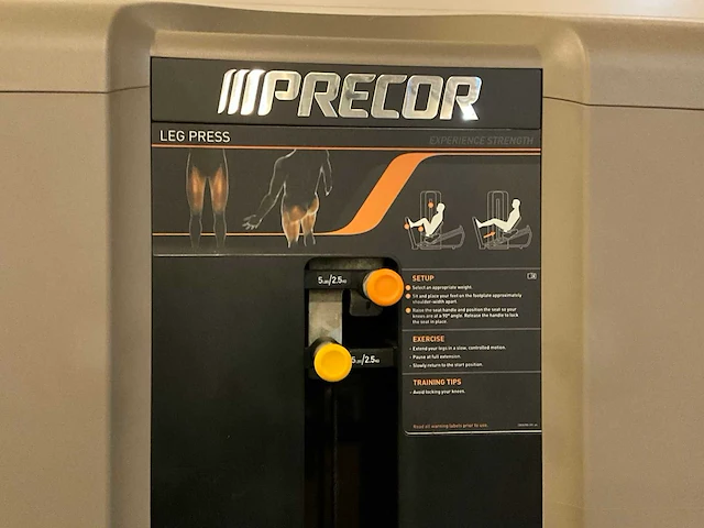 Precor leg press - afbeelding 7 van  7