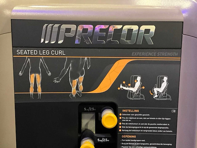 Precor seated leg curl - afbeelding 7 van  7