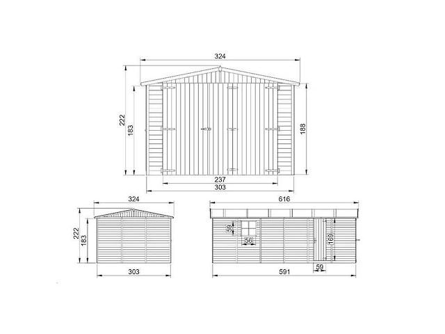 Prefab garage - fredrik - afbeelding 5 van  5