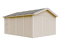 Prefab garage inclusief elektrische roldeur, lasse - afbeelding 3 van  4