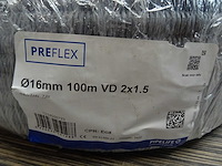 Preflex - vd 2x1,5 - voorbedrade flexbuis 100m - afbeelding 2 van  2