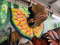 Prehistoric planet dinausaurus dilophosaurus(met add-ons) 5 meter - afbeelding 4 van  7