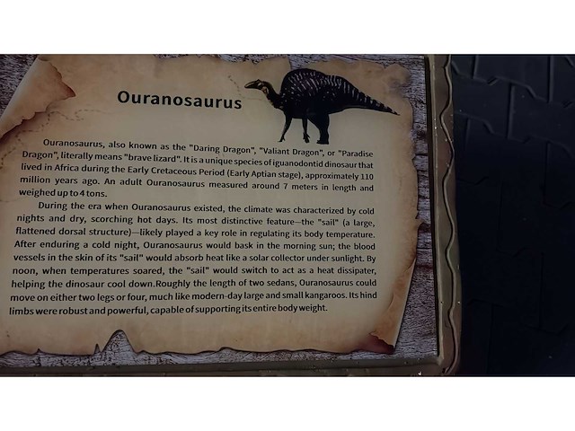 Prehistoric planet dinosaurus ouranosaurus 5 meter - afbeelding 5 van  8