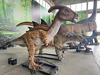 Prehistoric planet dinosaurus parasaurolophus 4 meter - afbeelding 1 van  6