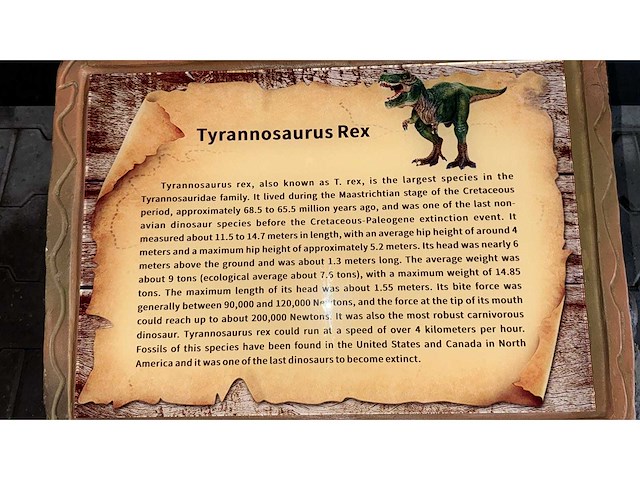 Prehistoric planet dinosaurus tyrannosaurus rex 7 meter - afbeelding 4 van  7