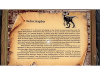 Prehistoric planet dinosaurus velociraptor 3 meter - afbeelding 5 van  8