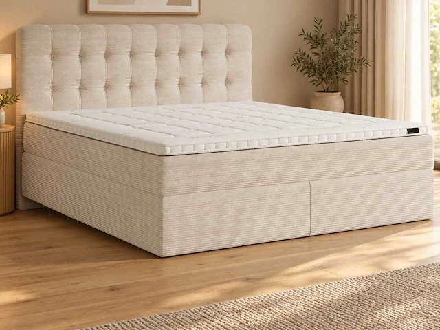 Premium duitse boxspring 180 x 200 cm - afbeelding 1 van  6