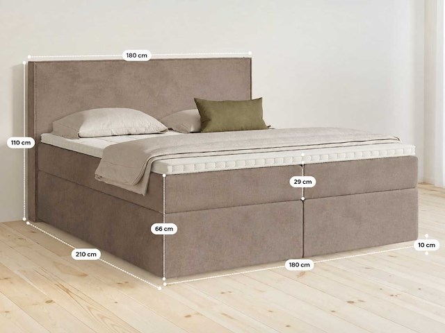 Premium duitse boxspring 180 x 200 cm - afbeelding 2 van  8