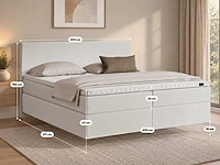 Premium duitse boxspring 200 x 200 cm - afbeelding 4 van  11