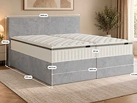 Premium duitse boxspring 200 x 200 cm - afbeelding 2 van  8