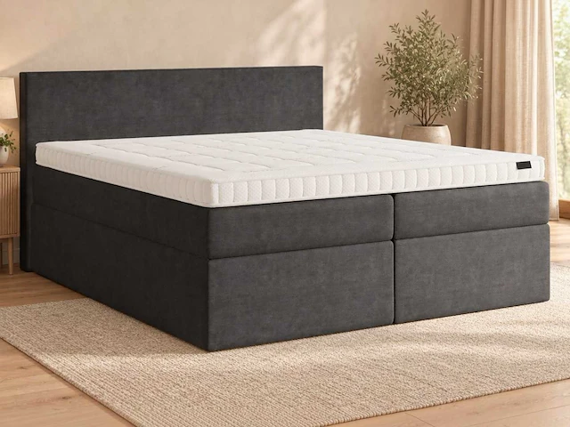 Premium duitse boxspring 200 x 200 cm - afbeelding 1 van  9